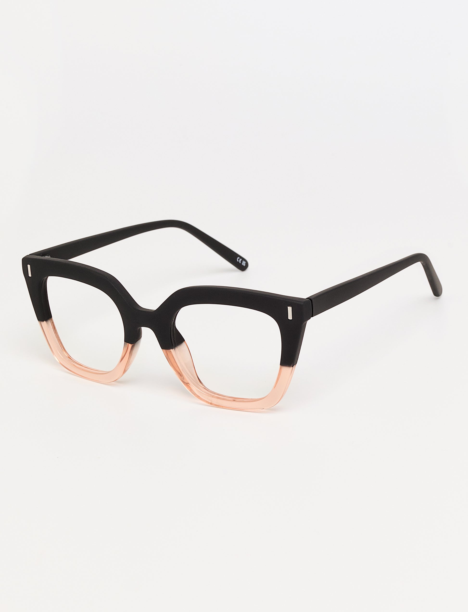 Gafas Puglia Rubber Bicolor Black/Pink lateral