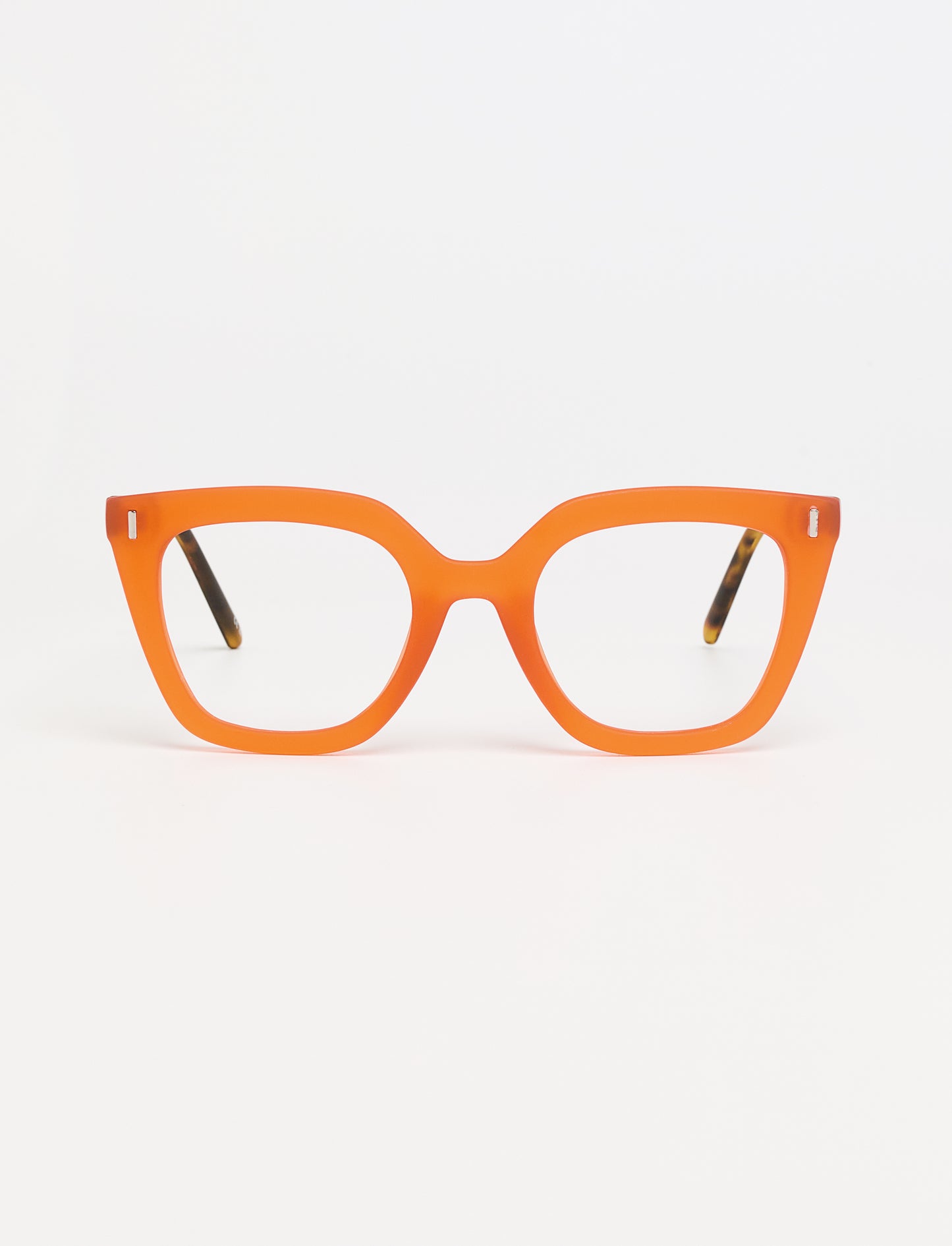Gafas Puglia Rubber Orange/Green Tortoise frontal