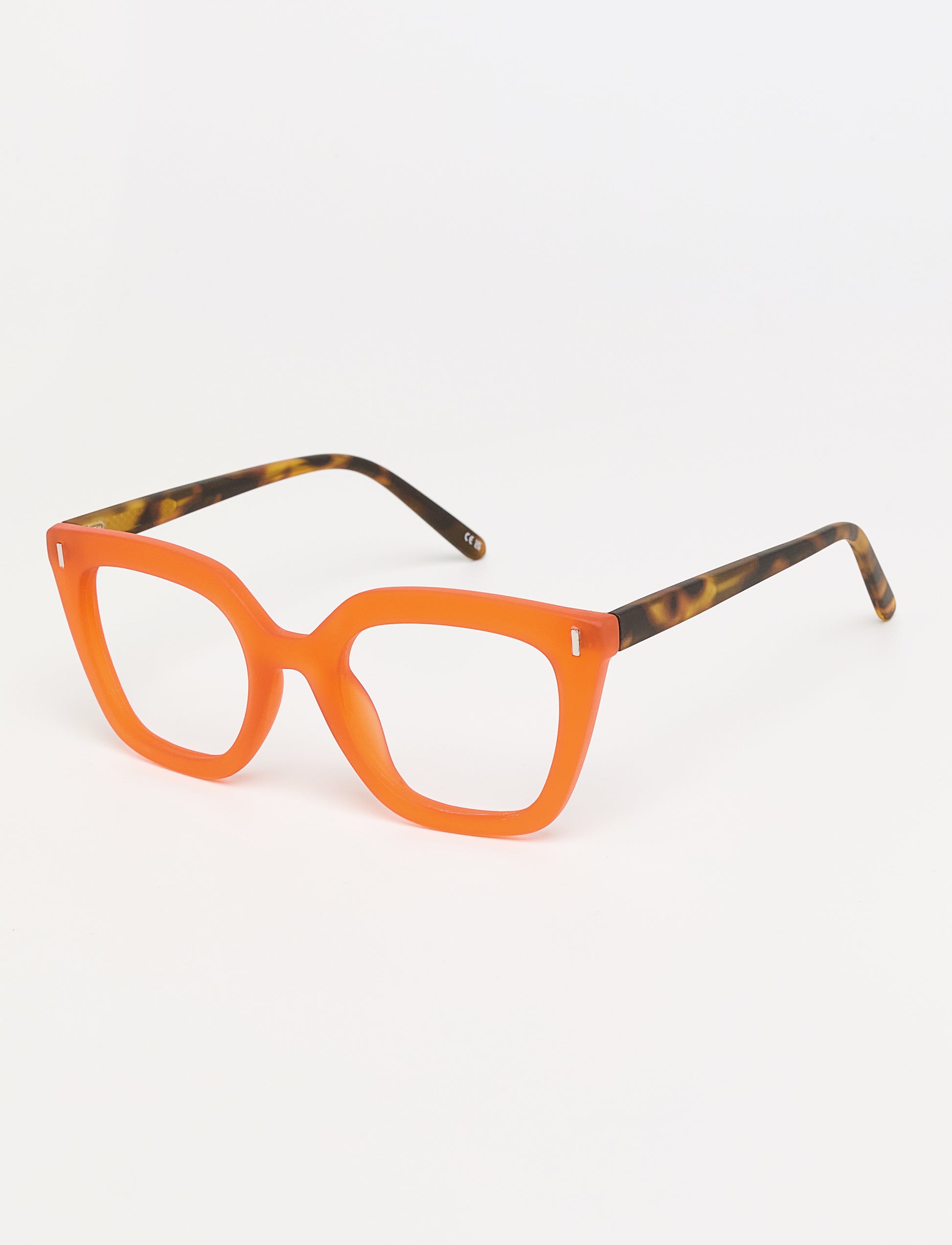 Gafas Puglia Rubber Orange/Green Tortoise lateral