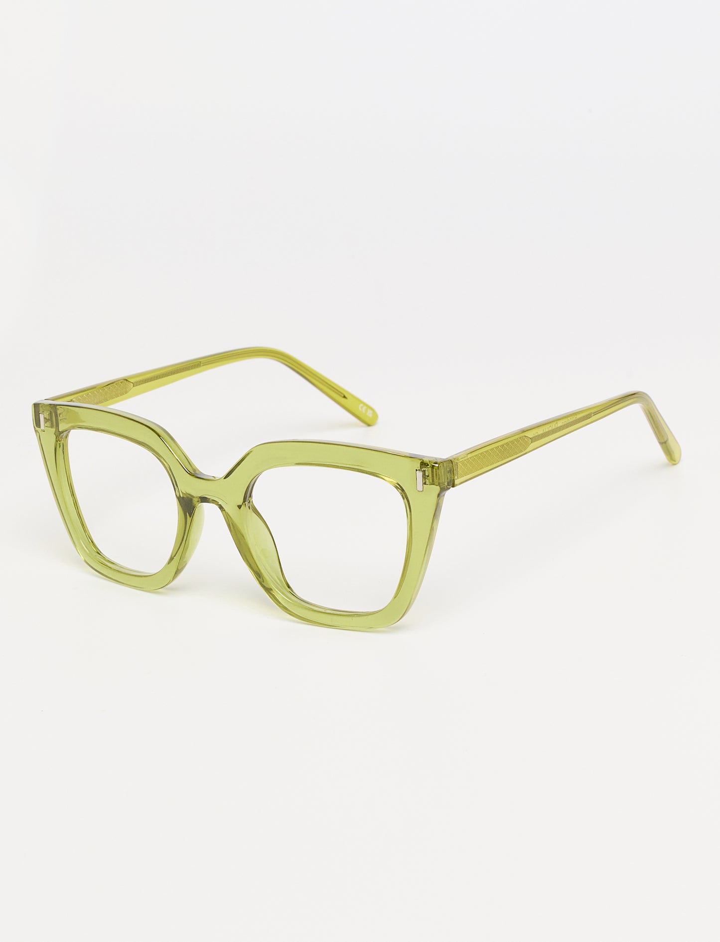 Gafas Puglia Shiny Olive Green frontal