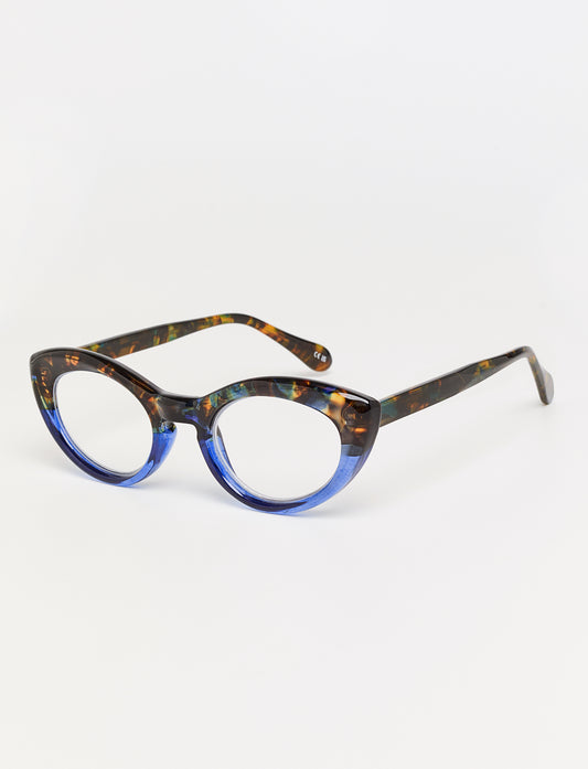 Gafas Sicilia Bicolor Blue Tortoise/Blue frontal
