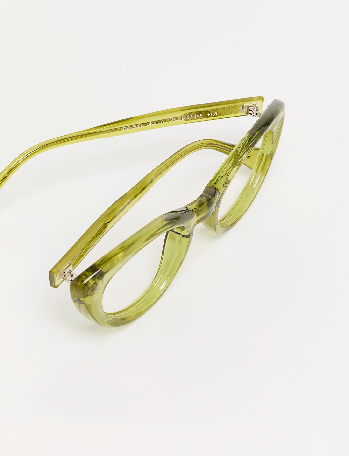 Gafas Sicilia Shiny Olive Green lateral