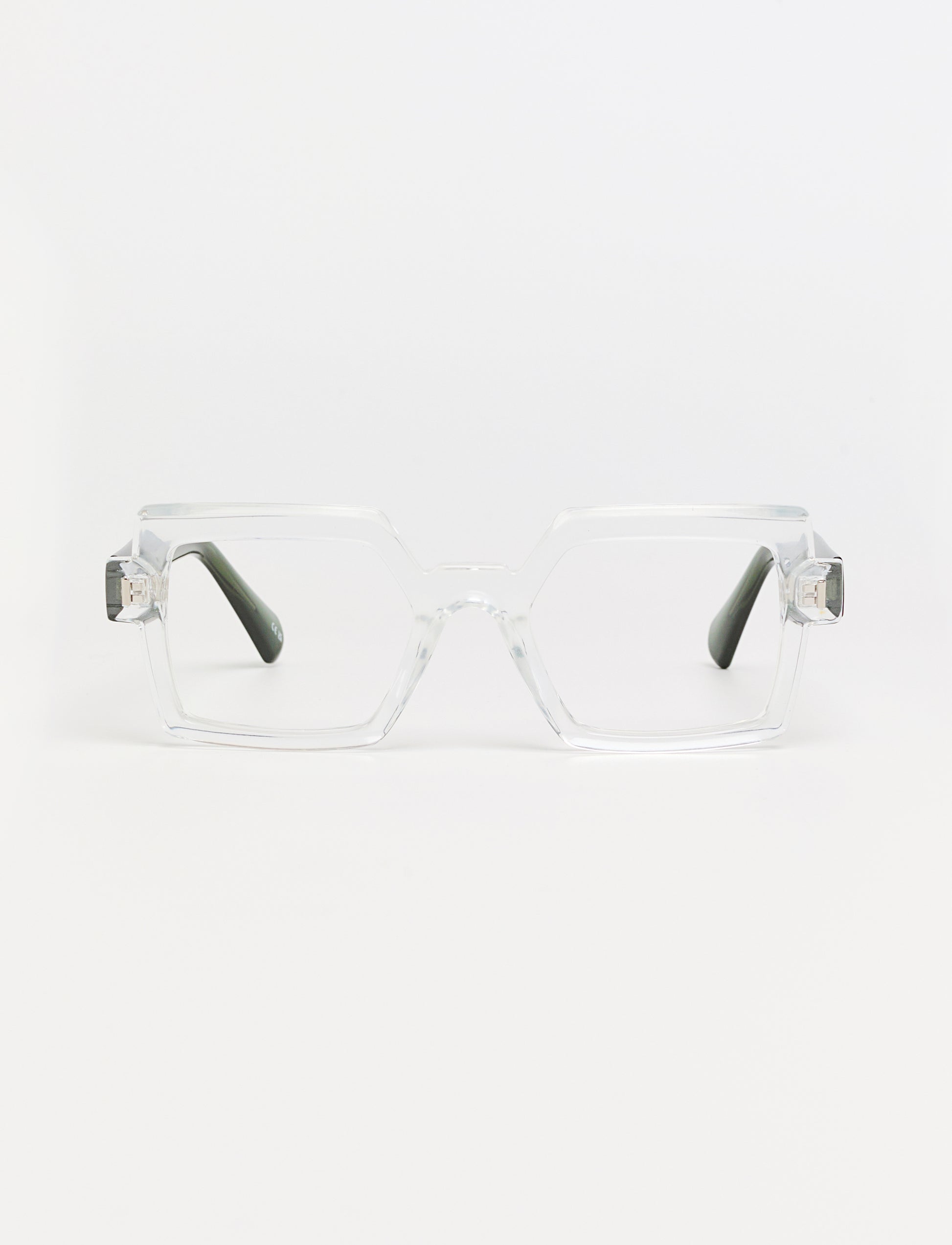 Gafas Toscana Shiny Transparent/Green frontal
