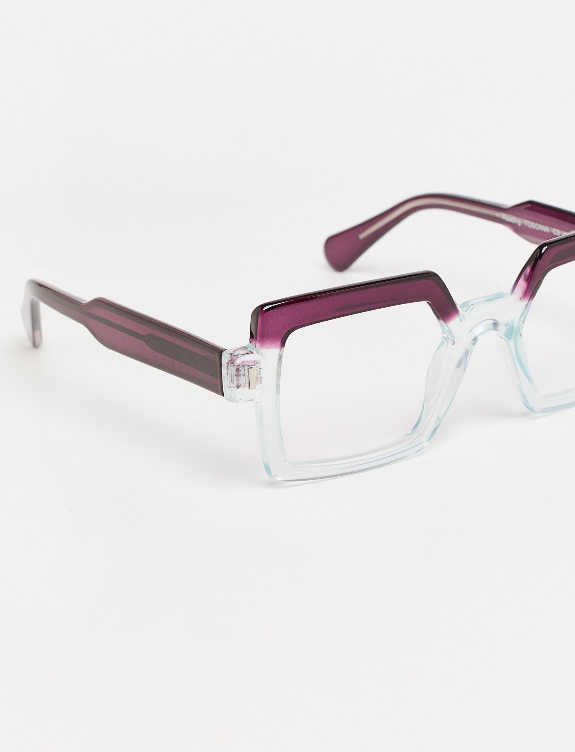 Gafas Toscana Shiny Purple/Blue frontal