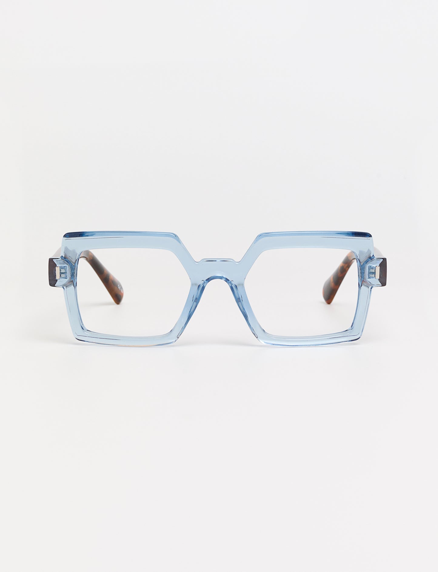 Gafas Toscana Shiny Blue/Green Tortoise frontal