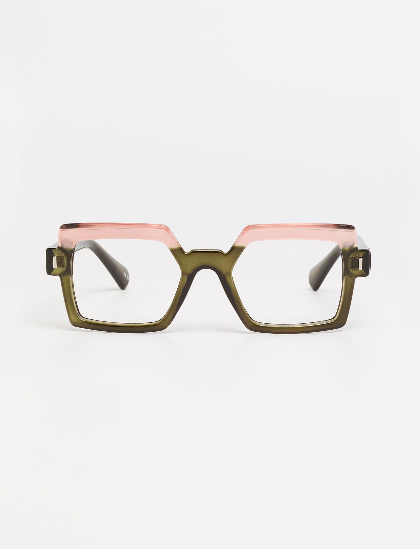 Gafas Toscana Shiny Bicolor Green/Pink frontal