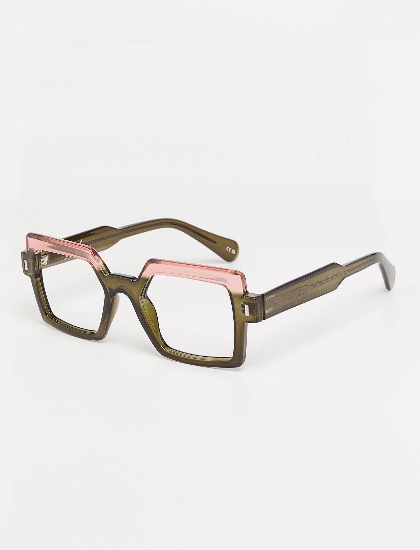 Gafas Toscana Shiny Bicolor Green/Pink lateral